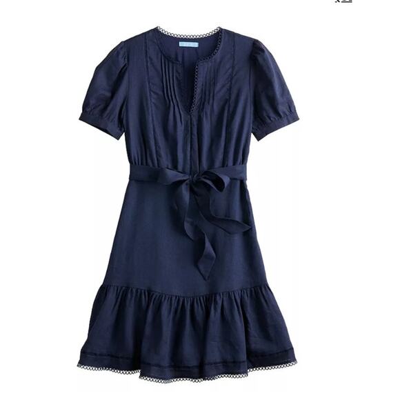 Draper James Navy Mini Dress - Picture 3 of 9